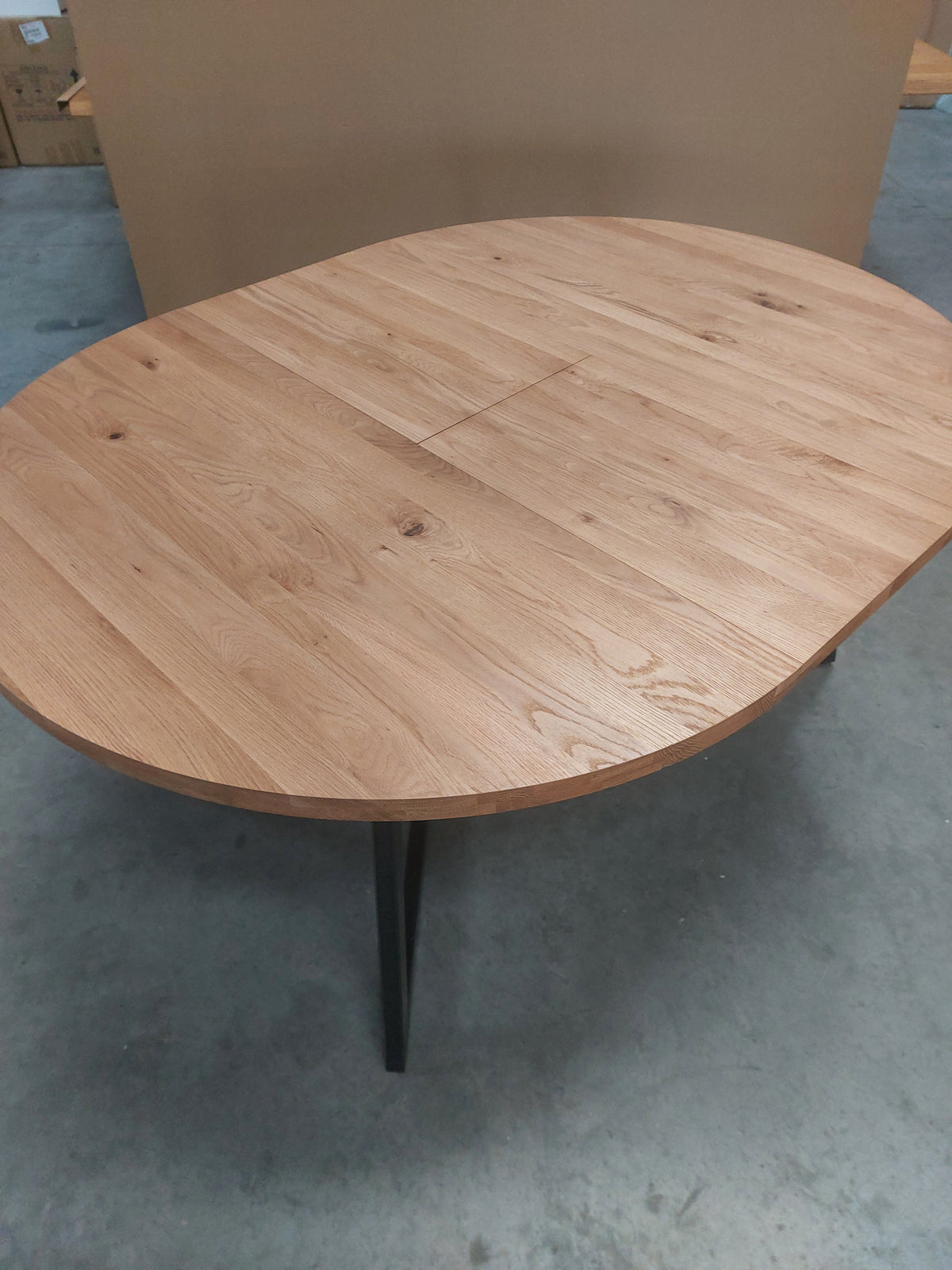 John Lewis Dining Table Calia 4-6 Seater Round Extending Solid Oak