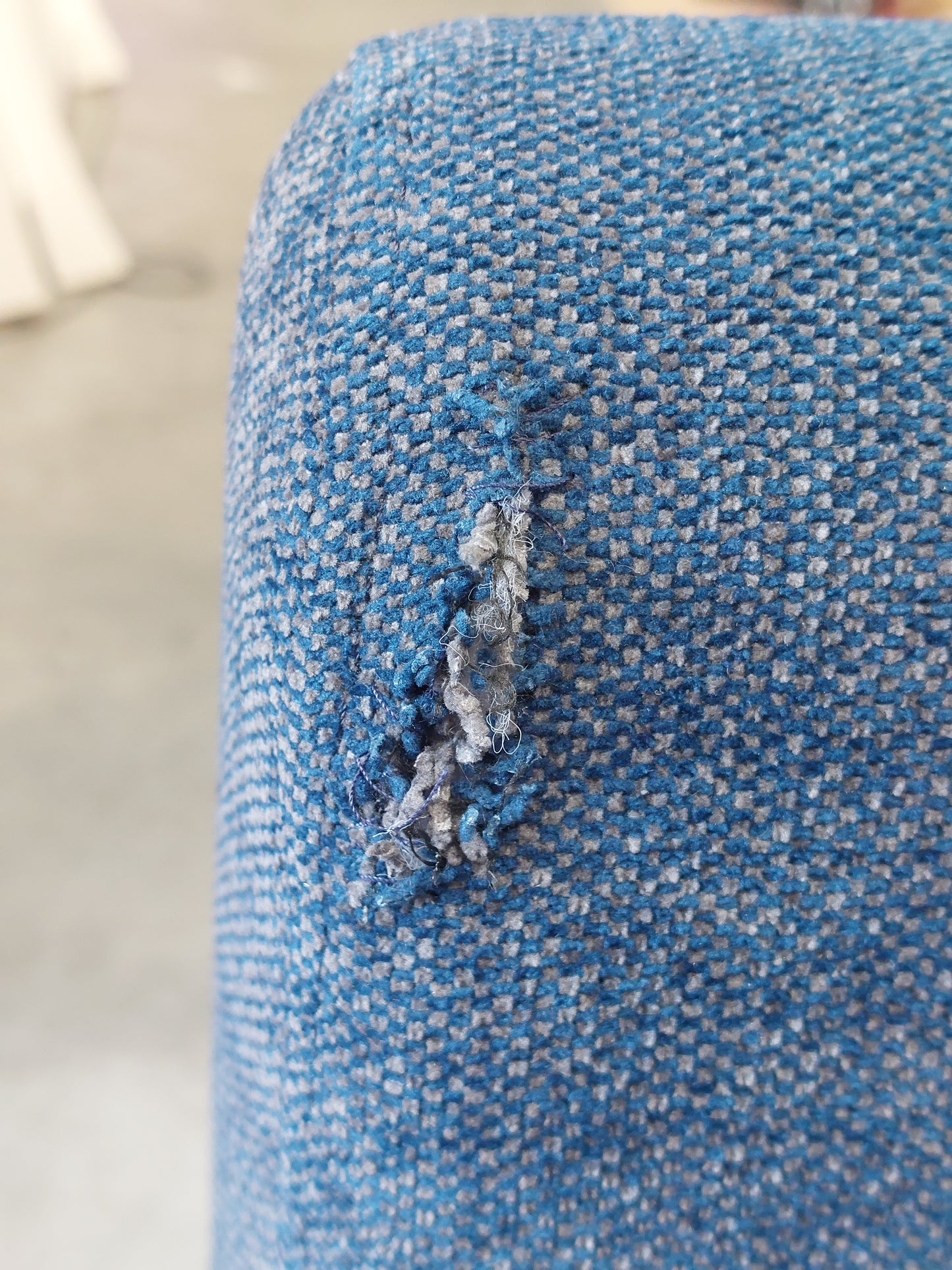 John Lewis Harbour Corner Sofa Easy Clean Chunky Chenille Navy
