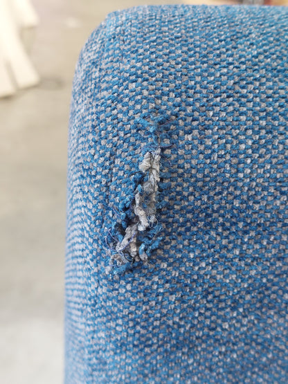 John Lewis Harbour Corner Sofa Easy Clean Chunky Chenille Navy