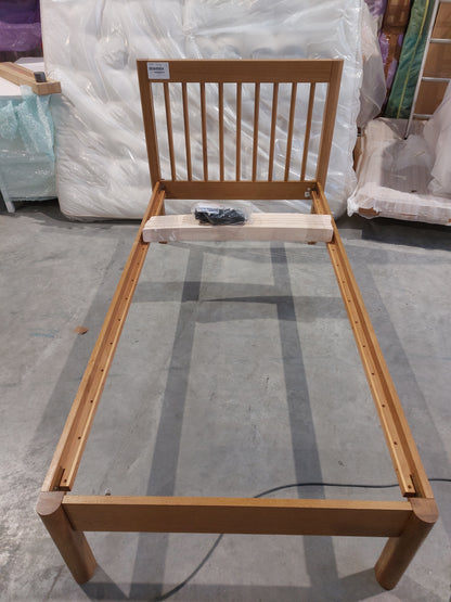John Lewis Spindle Bed Frame, Single, Oak