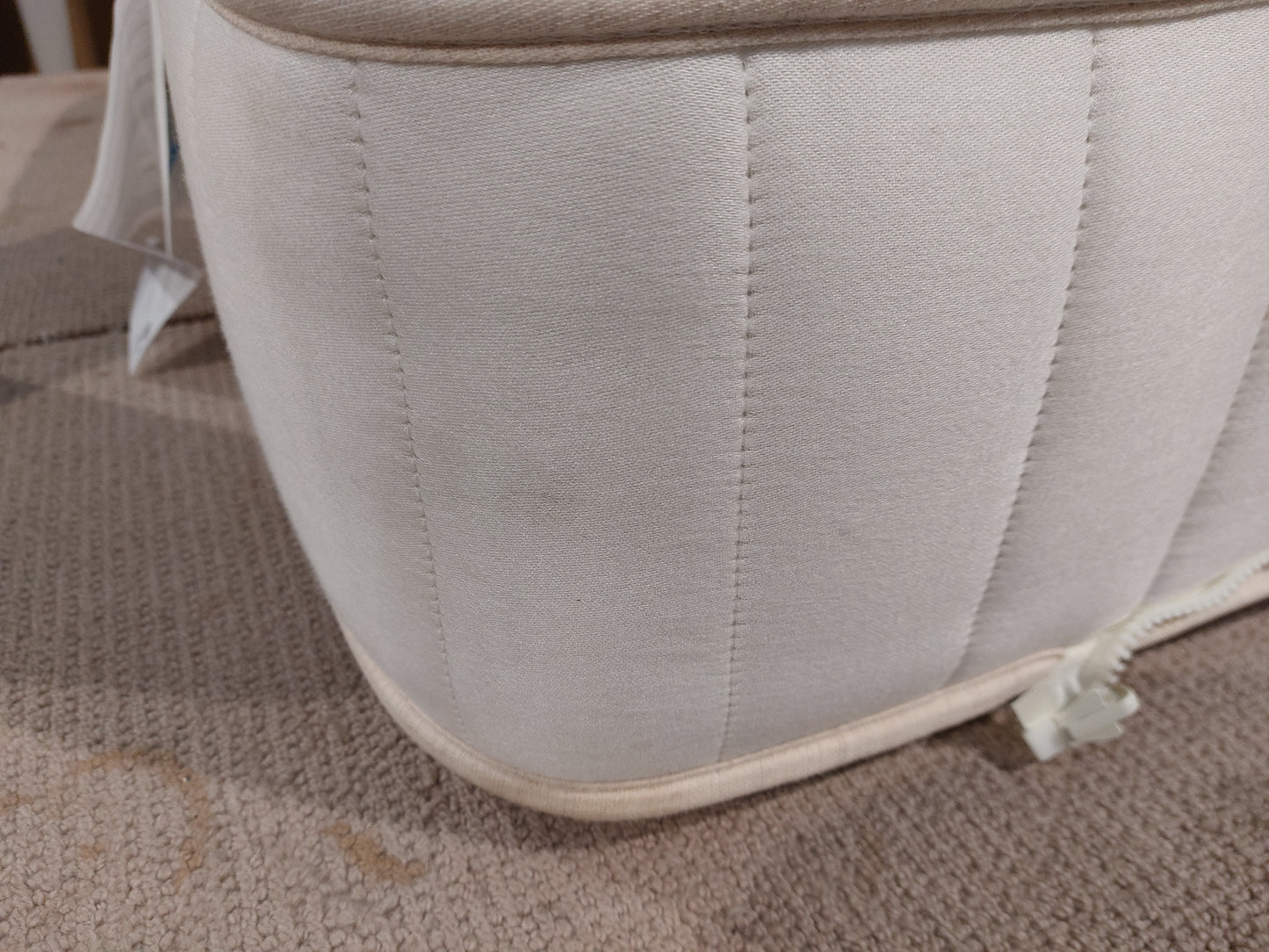 John Lewis British Natural Collection Hemp 2750 Zip Link Regular Tension Super King Size