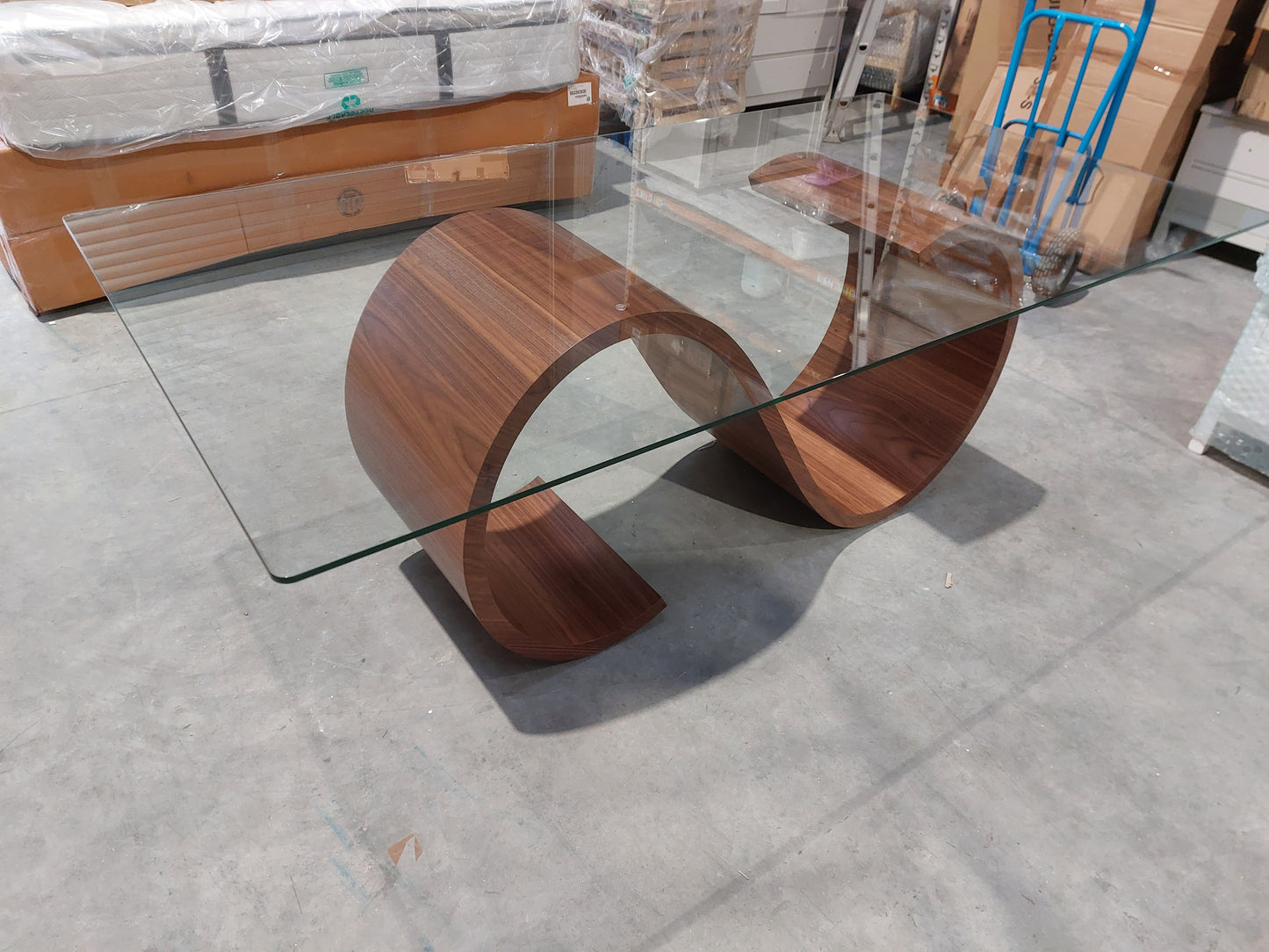 Tom Schneider Swirl Dining Table, Walnut