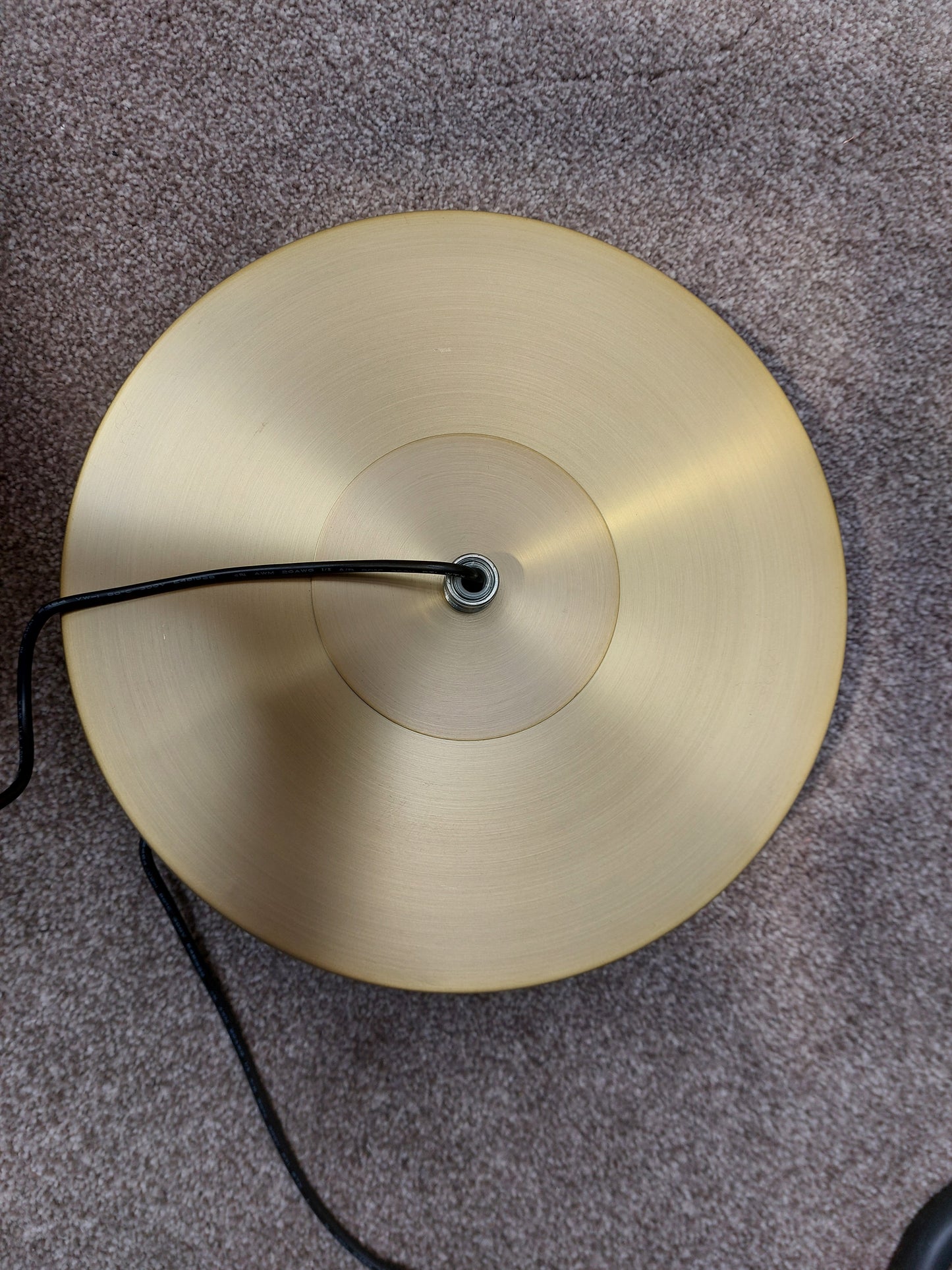 John Lewis Swivel LED Uplighter Floor Lamp, Matt Brass