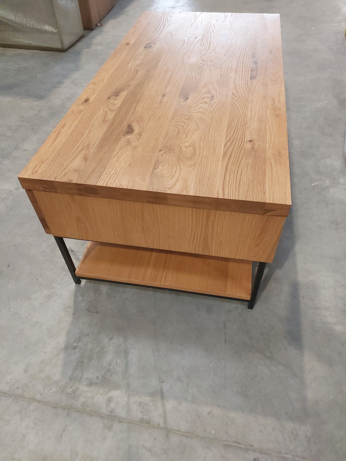 John Lewis Calia Storage Coffee Table, Oak