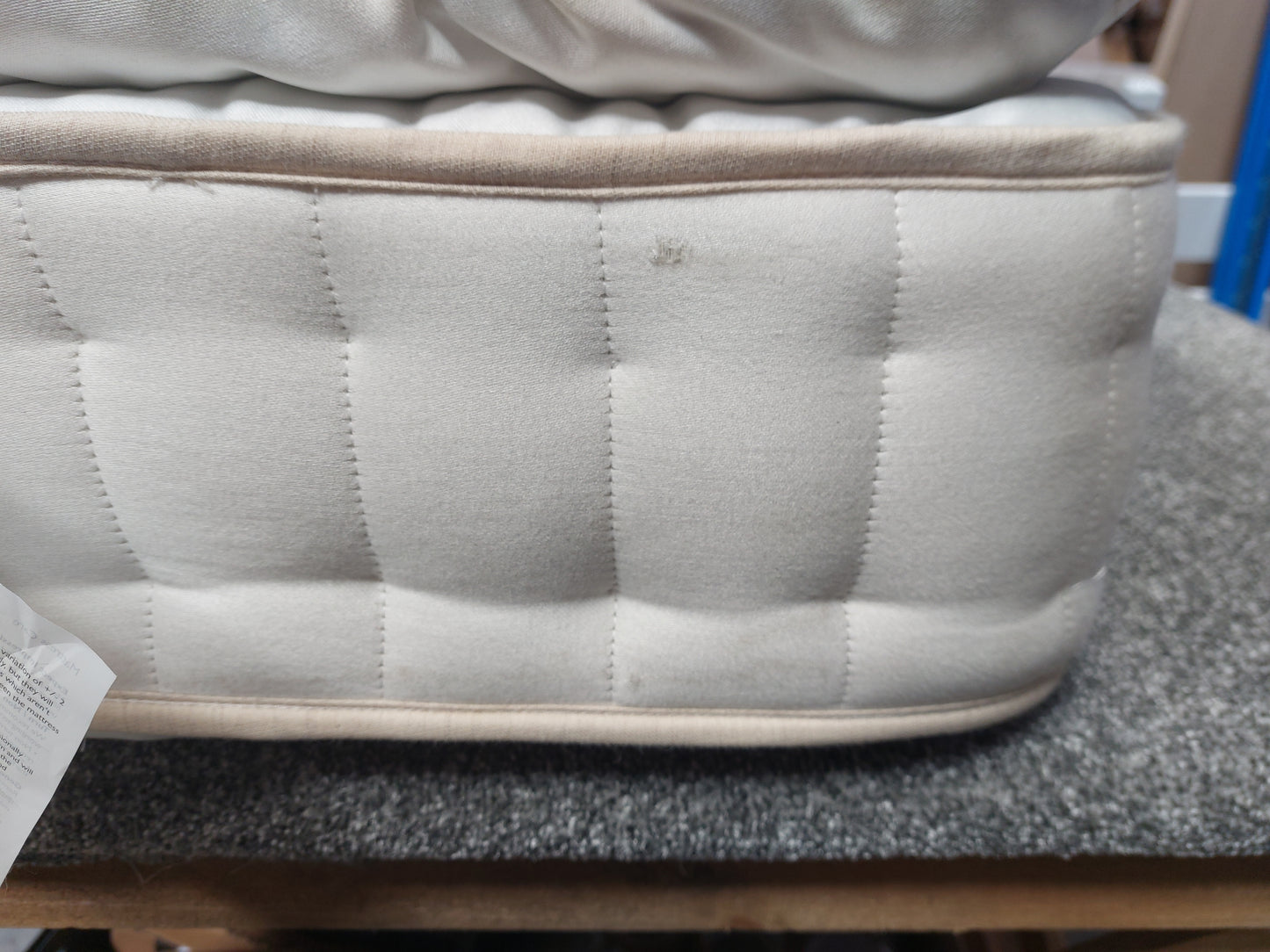 John Lewis King Size Mattress Pillow Top 4250 Zip & Link British Natural Herdwick