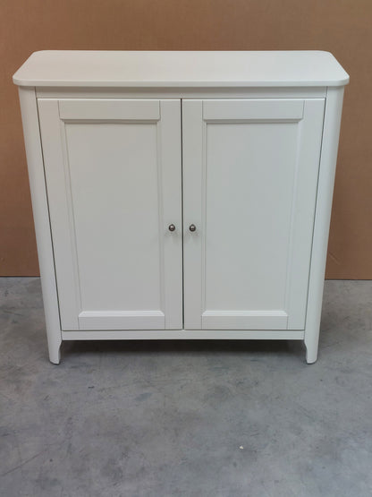 John Lewis Portsman Double Towel Cupboard, White
