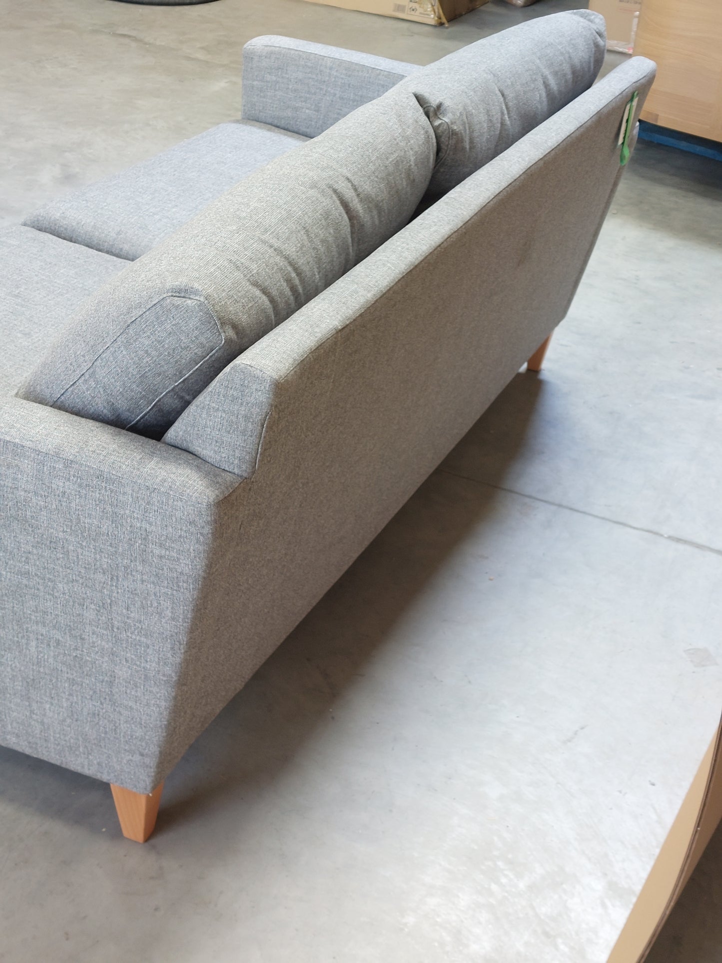 John Lewis Bailey 2 Sofa Aquaclean Mist Grey