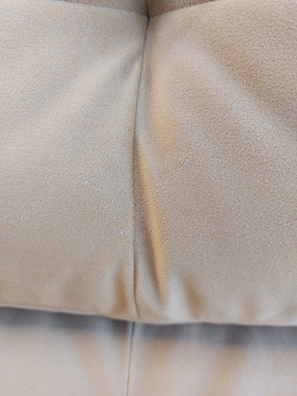 John Lewis Draper II Large 3 Seater Sofa Plush Velvet Honey