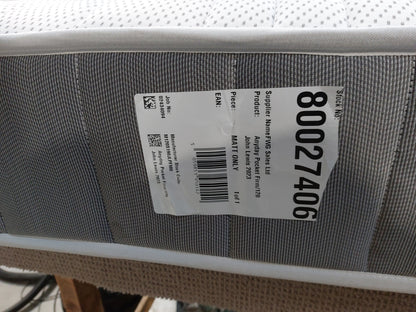 John Lewis Pocket Spring Mattress, Firm Tension Small Double