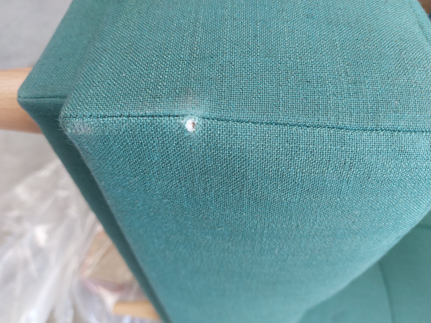 John Lewis Linear Medium 2 Seater Sofa Bed Relaxed Linen Nettle