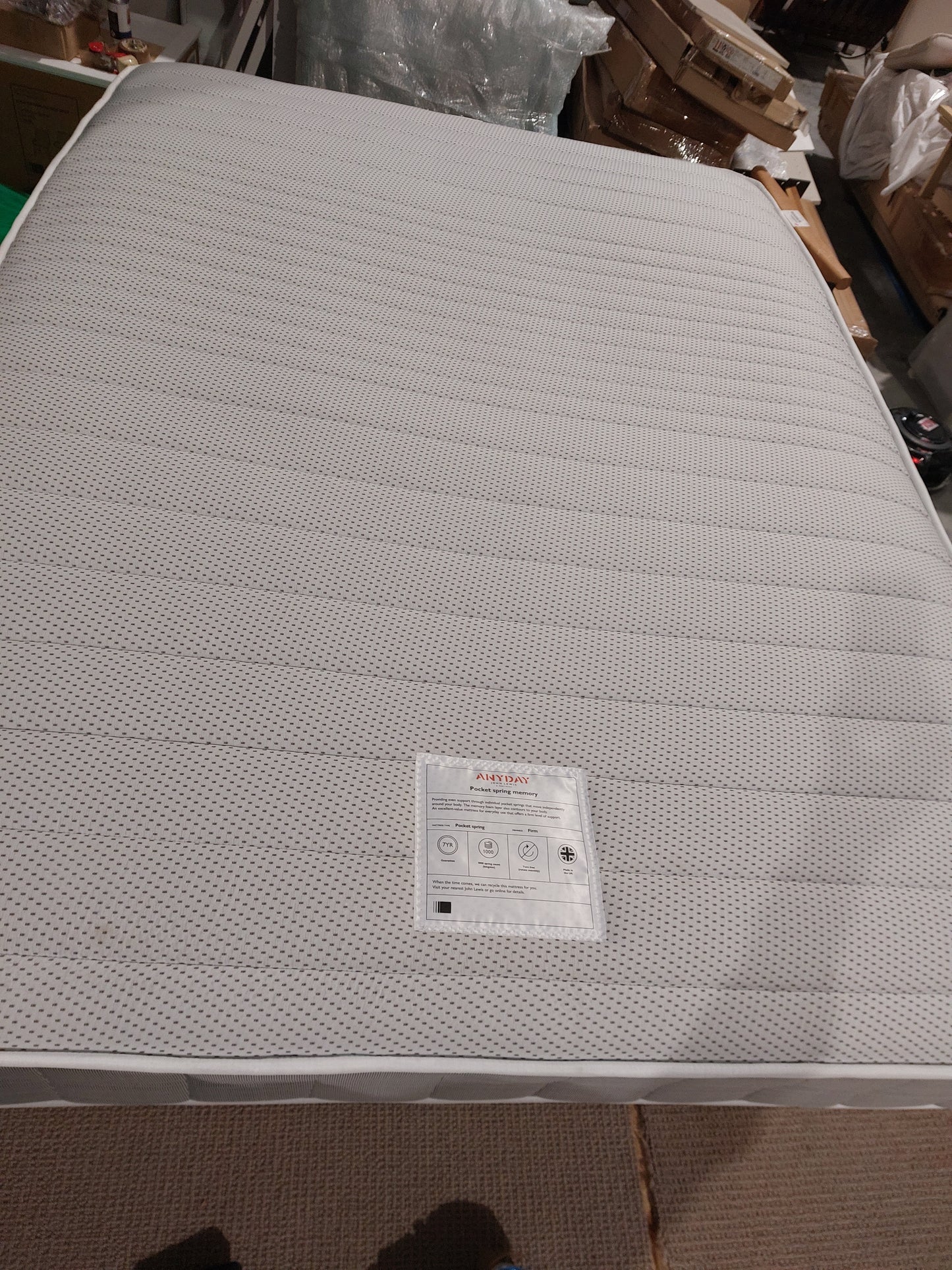 List - John Lewis Anyday Pocket Sprg Mattr