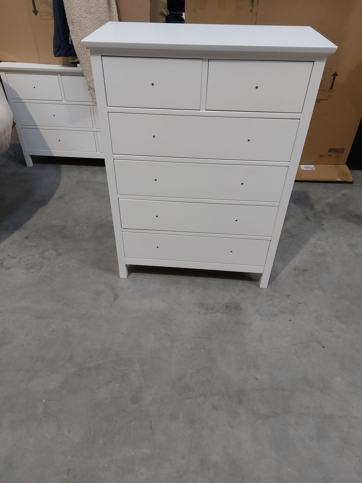 John Lewis Wilton 6 Drawer Chest White