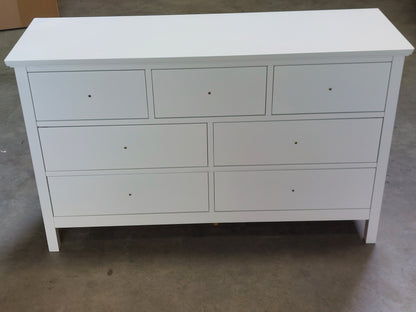 John Lewis Chest of Drawer White Wilton 7 Drawer Chest