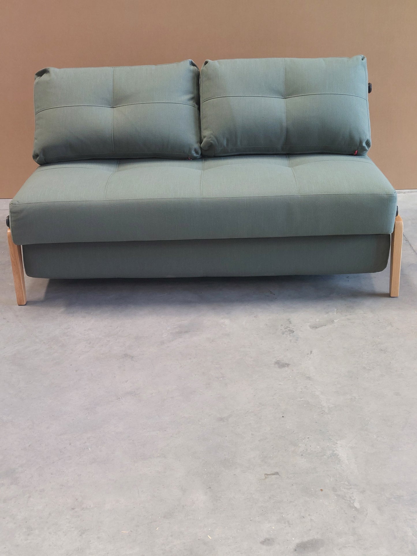 Innovation Living Cubed 140 Sofa Bed, Elegance Green 518