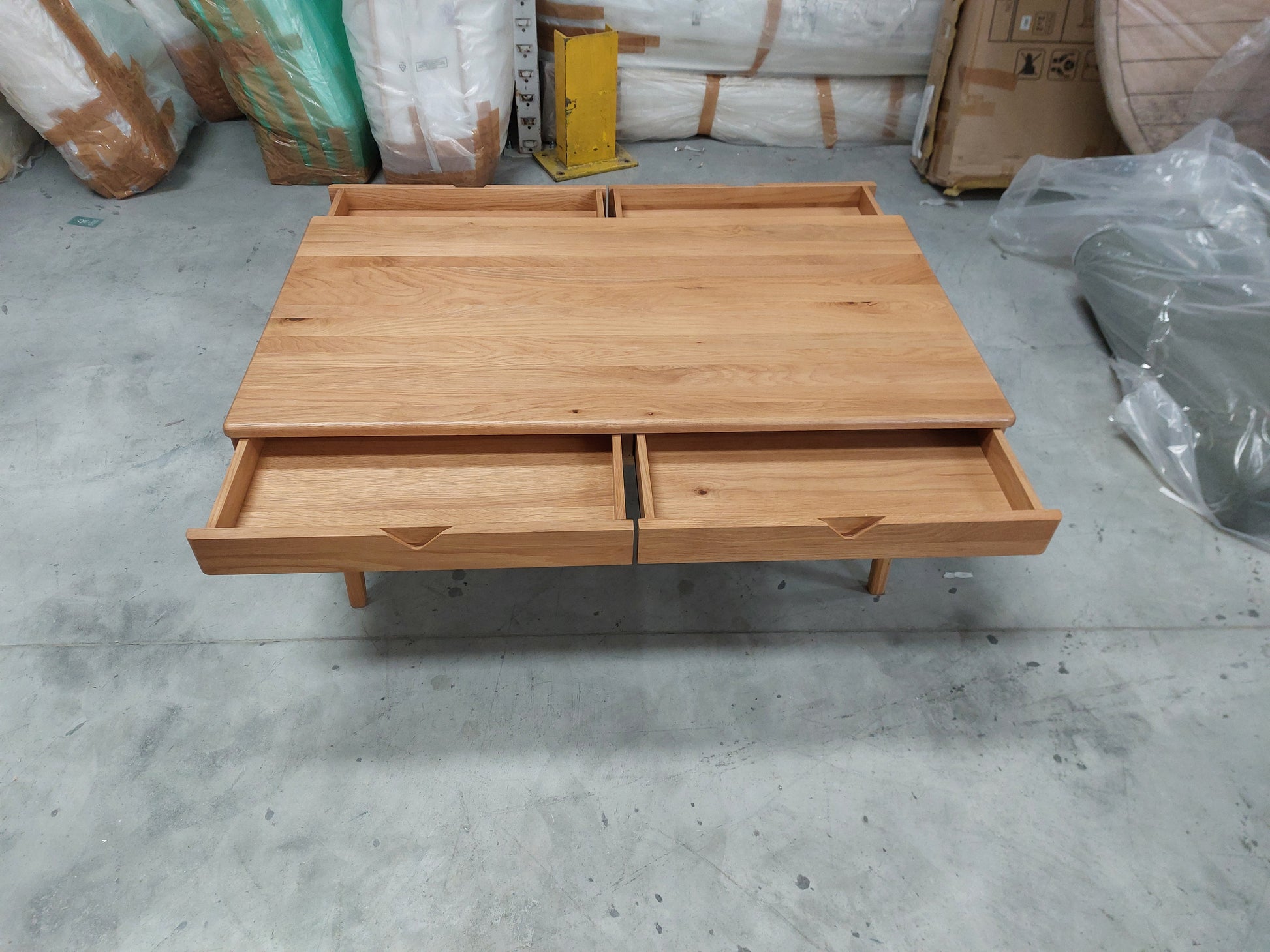John Lewis X-Ray Wood Coffee Table