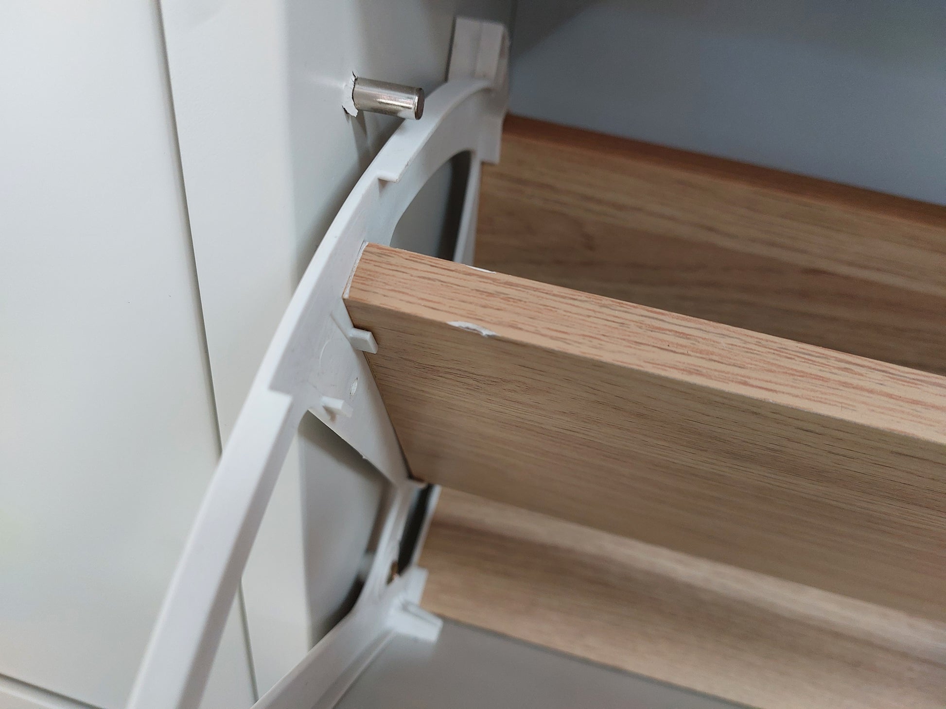 John Lewis Wilton Shoe Storage Cabinet, Linen