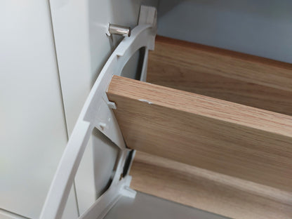 John Lewis Wilton Shoe Storage Cabinet, Linen