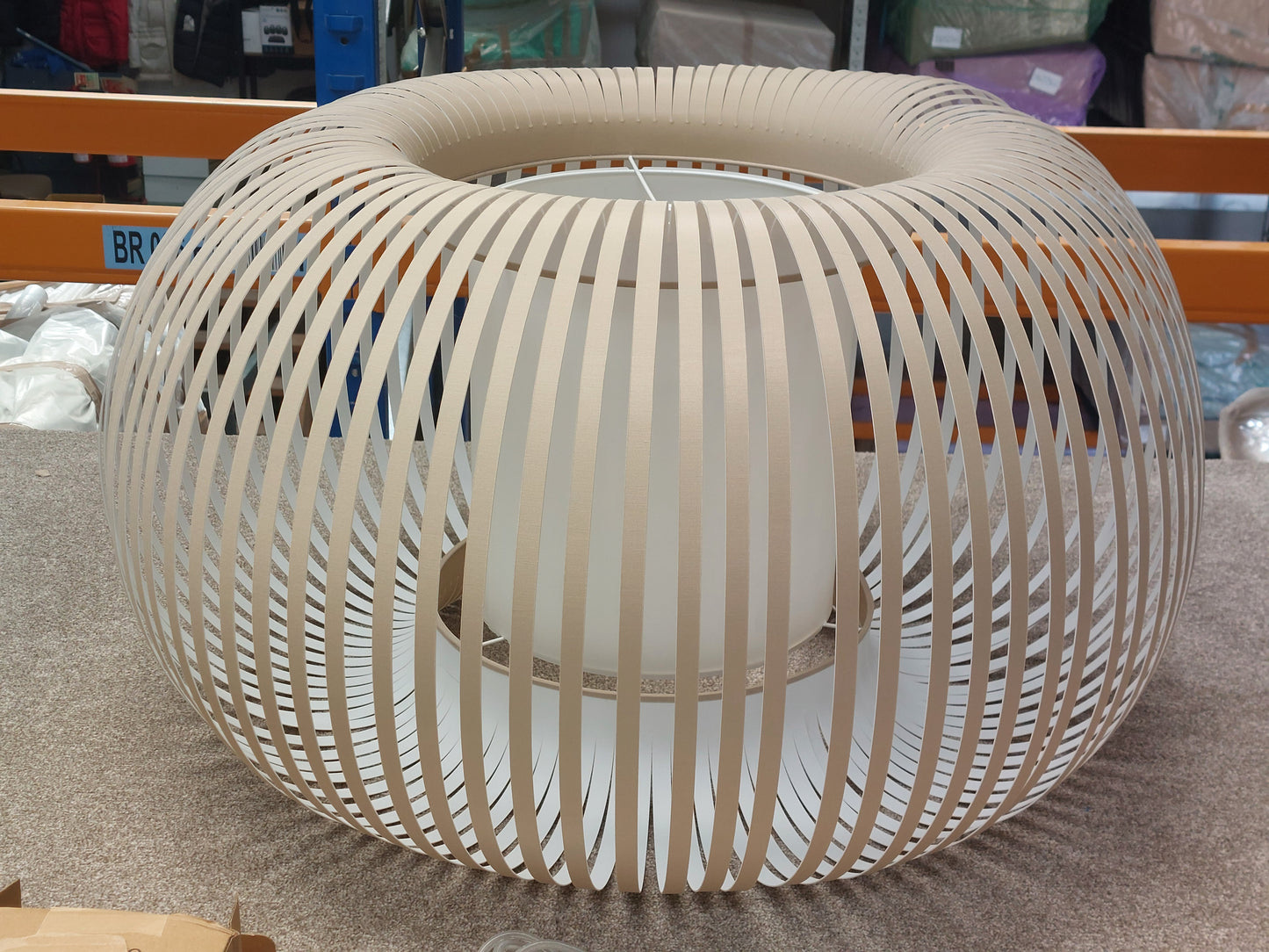 List -John Lewis Harmony XL Ribbon Ceiling Light, Natural