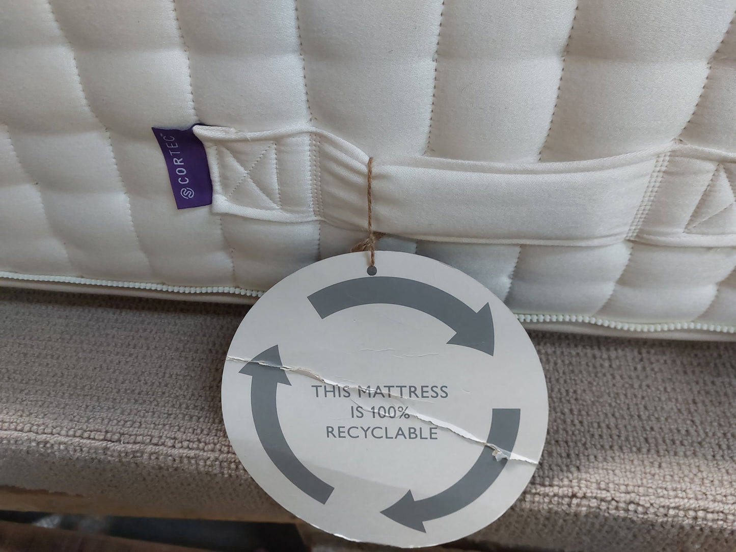 JOHN LEWIS Cashmere 27000 Mattress ZIP LINK 180 x 200cm Superking Pocket