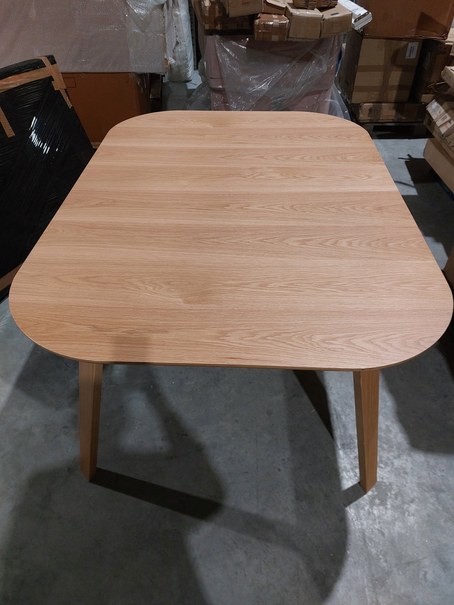 John Lewis ANYDAY Anton 4-6 Seater Extending Dining Table, Oak