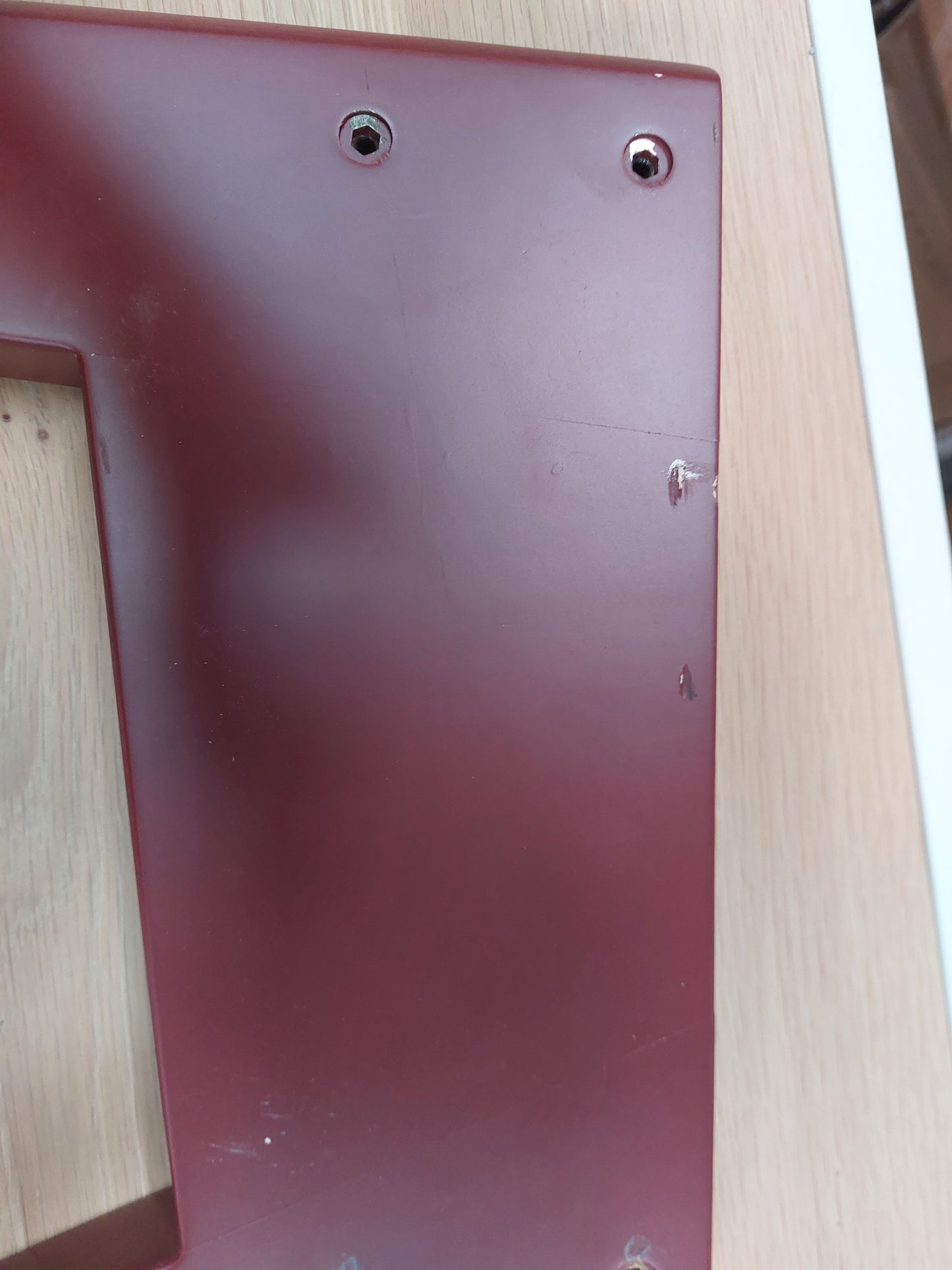 John Lewis Lift Storage Desk Red