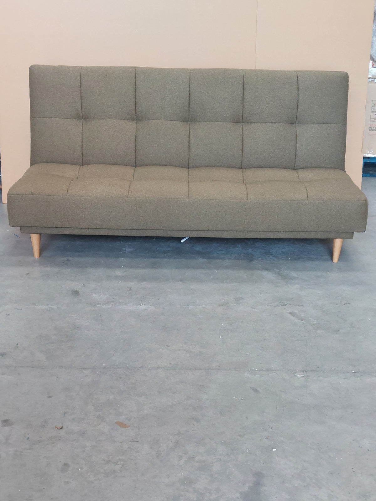John Lewis Linear Medium 2 Seater Sofa Bed, Light Leg, Cambridge Hunter