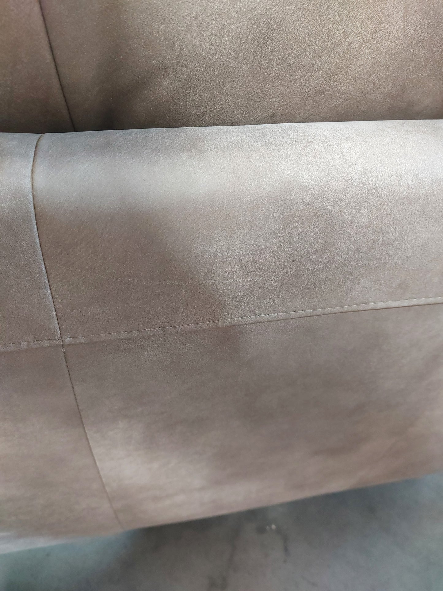John Lewis Barbican Medium 2 Seater Leather Sofa, Dark Leg, Demetra Grey