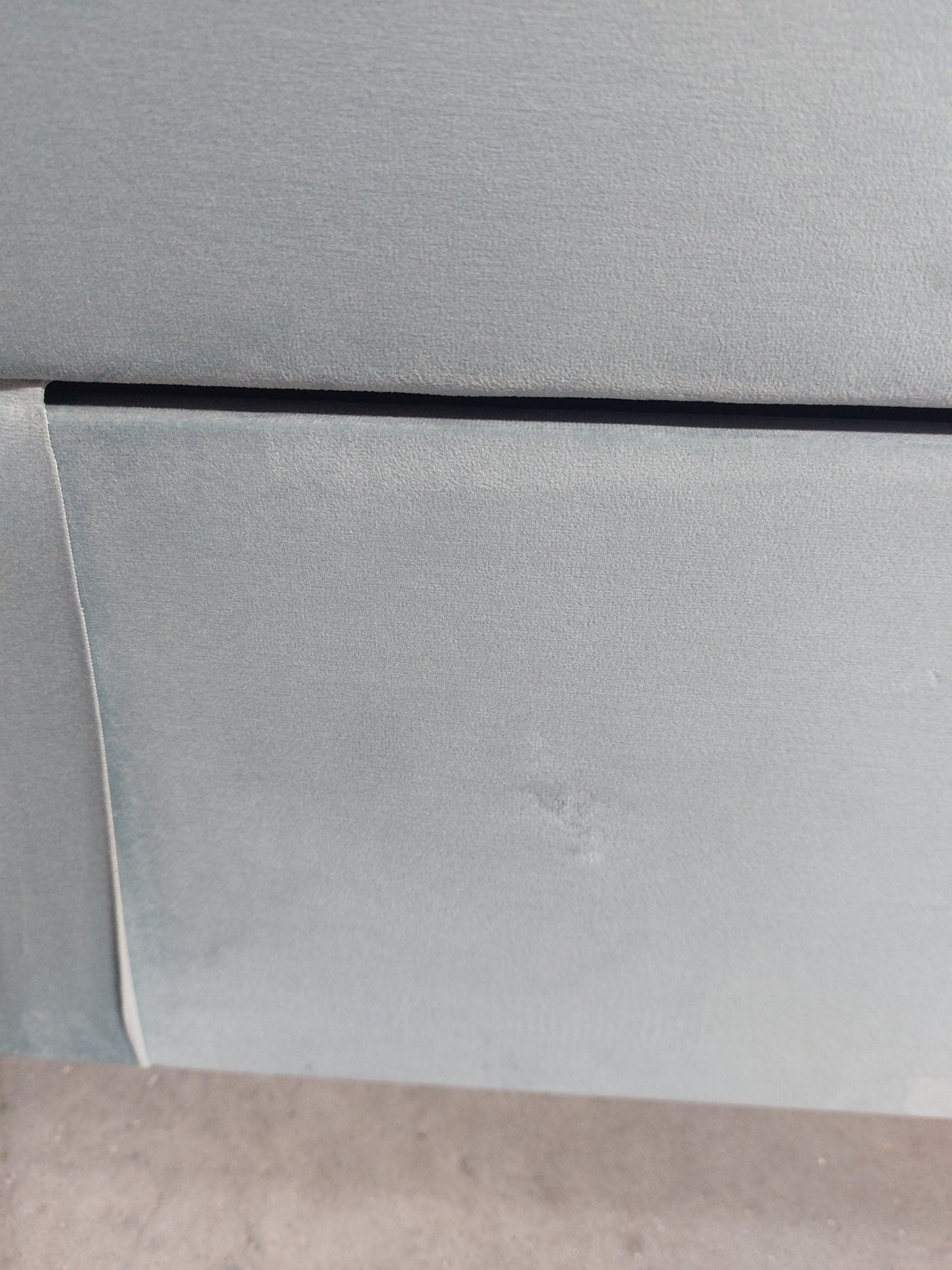 John Lewis Pocket Sprung 2 Drawer Divan Base, Double, Deep Velvet Eau De Nil