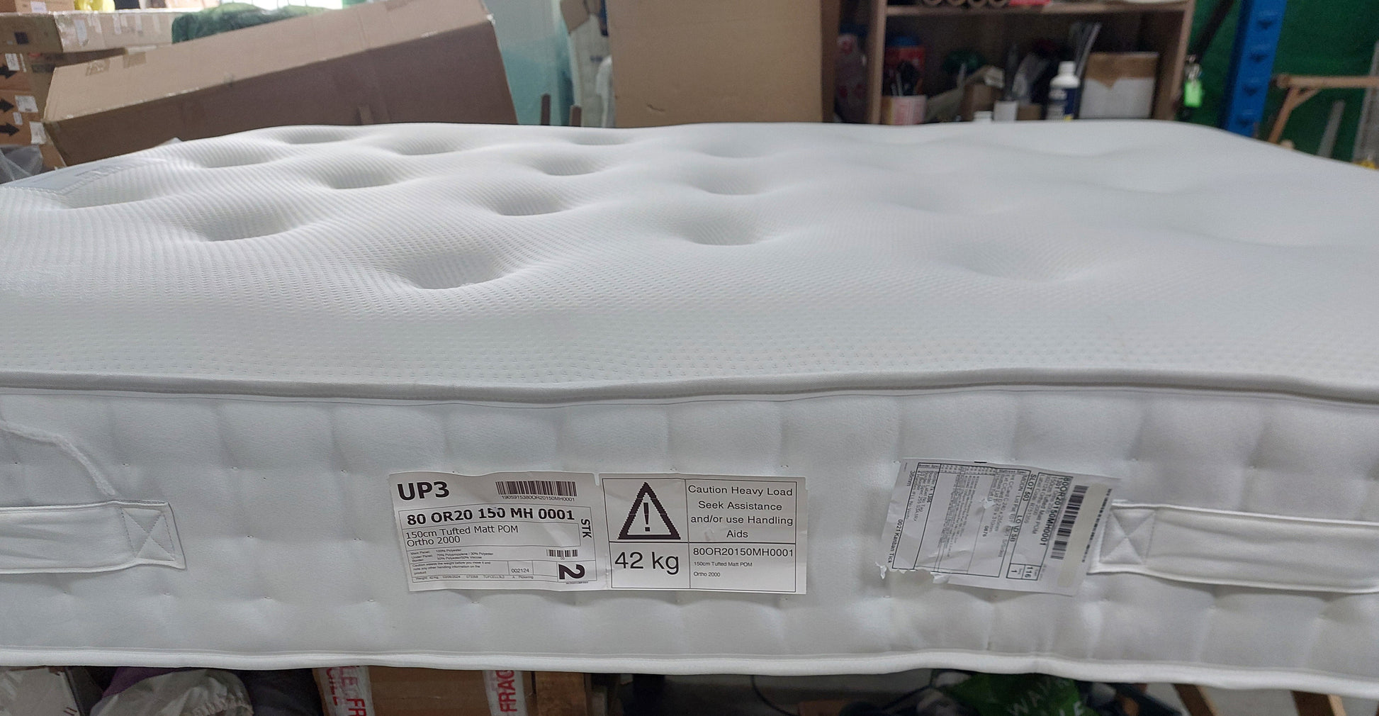 John Lewis Ortho Pocket Collection 2000 Pocket Spring Mattress, Medium/Firm Tension, King Size