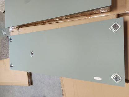 EasyKlix Harllson 3 Door Wardrobe with 2 Drawers Green Oak Furniture