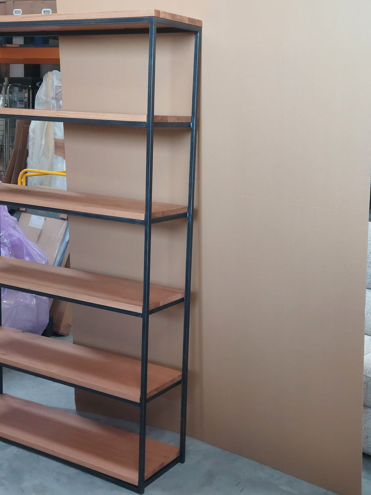 John Lewis Calia Tall Wide Shelving Unit, Oak