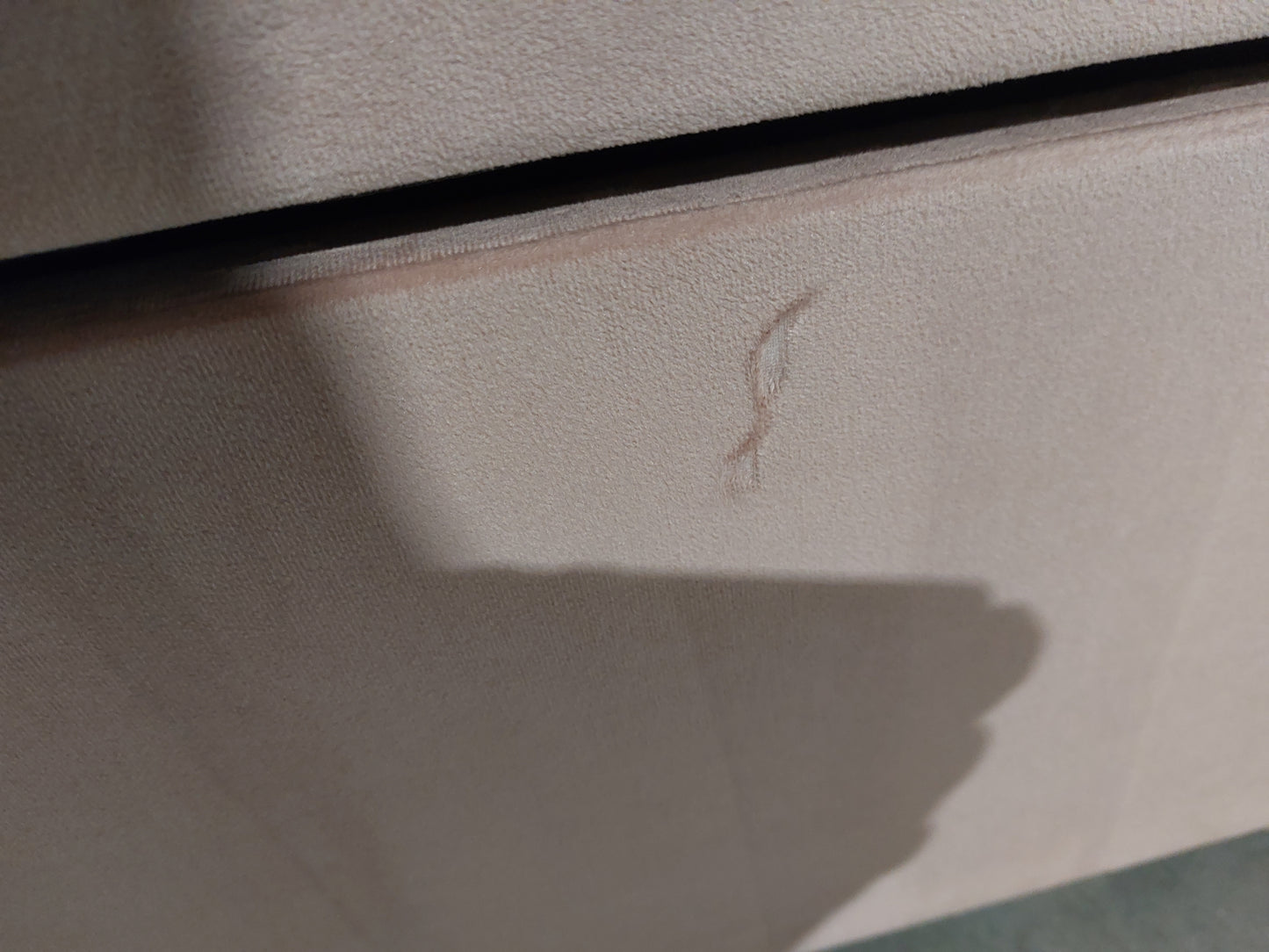 Silentnight 2 Drawer Continental Half Ottoman Divan Storage Bed, Dusky Pink