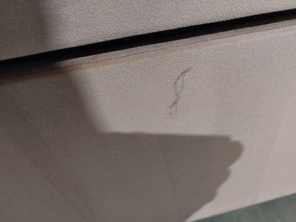 Silentnight 2 Drawer Continental Half Ottoman Divan Storage Bed, Dusky Pink