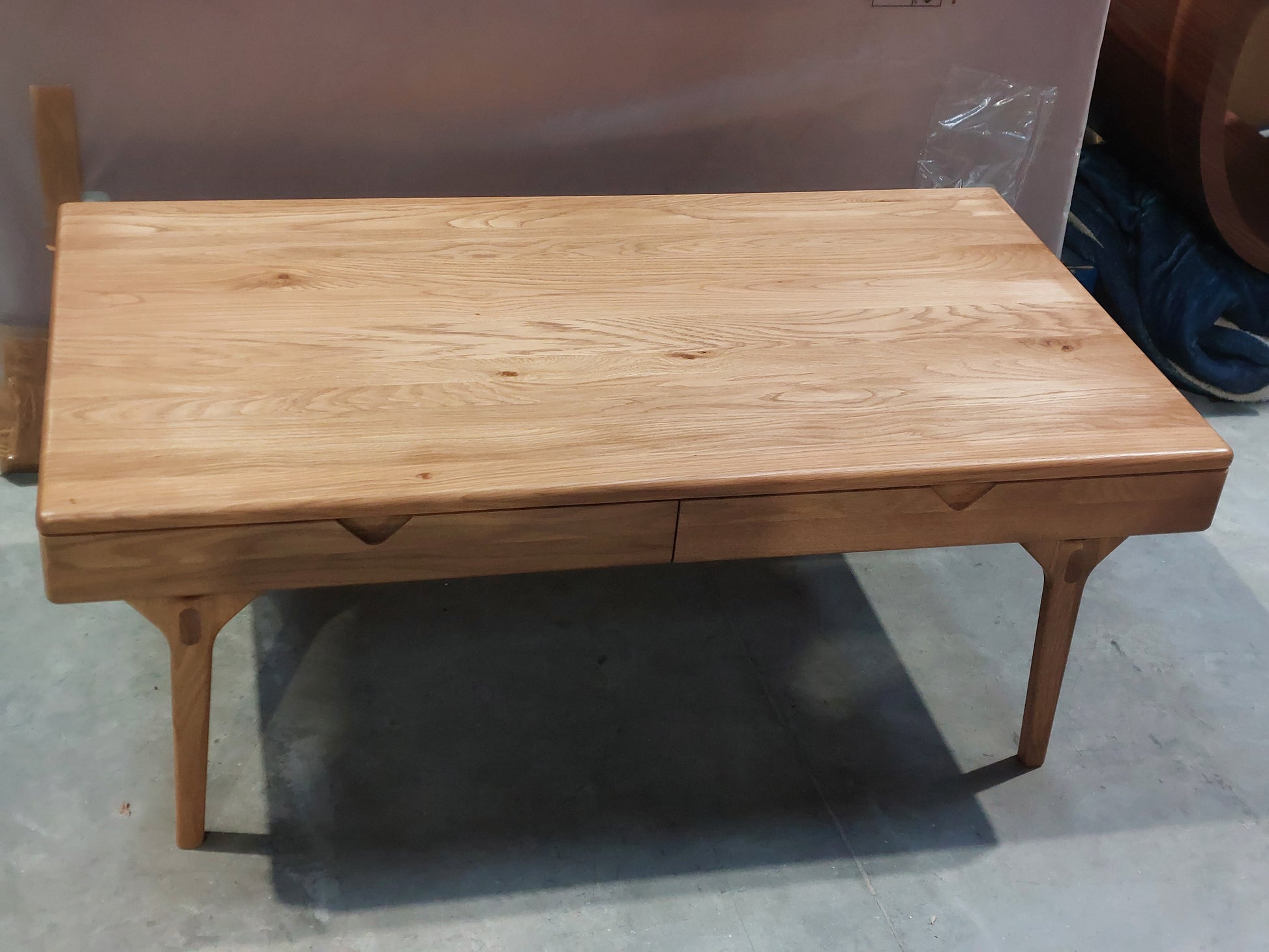 John Lewis X-Ray Wood Coffee Table