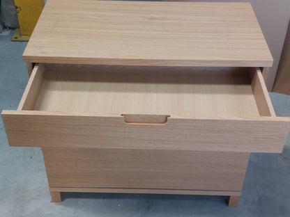 John Lewis Abacus 3-Drawer Wide Filing Chest, FSC-Certified (Oak Wood)