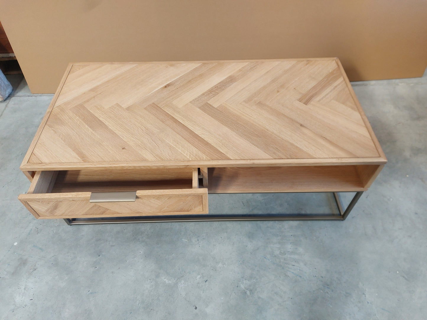 John Lewis Coffee Table Estate 2 Drawer Oak Wood Natural