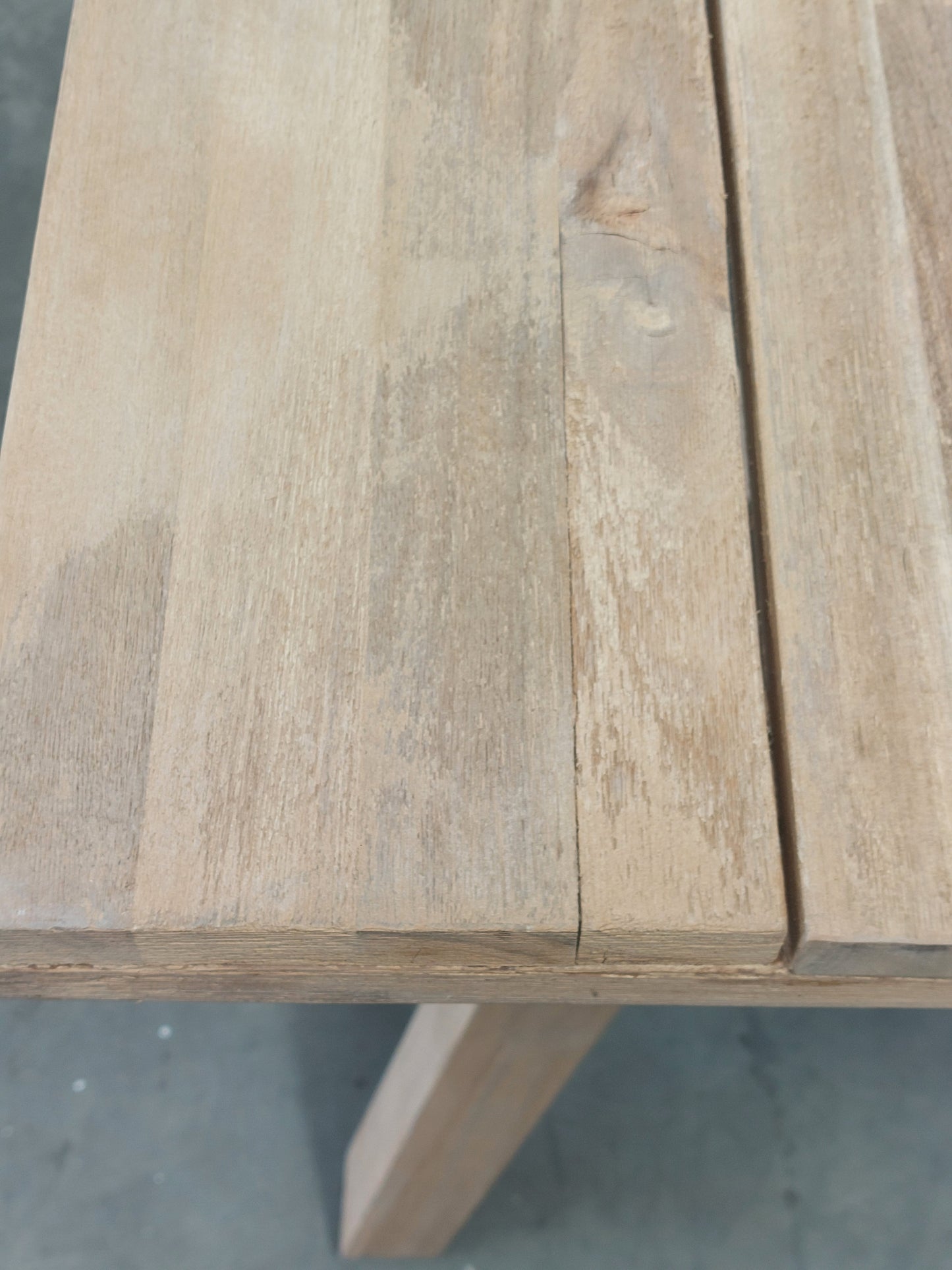 John Lewis Burford Rectangular Garden Dining Table, 190cm Natural
