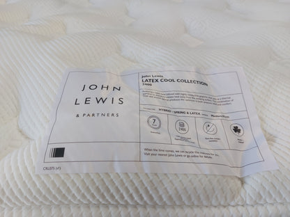 John Lewis Mattress  Super King Latex Cool Collection 2400 Pocket Spring Medium/Firm
