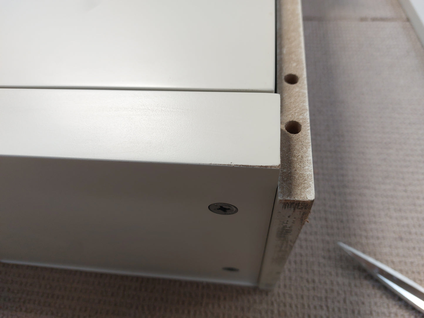 John Lewis Wilton Shoe Storage Cabinet, Linen