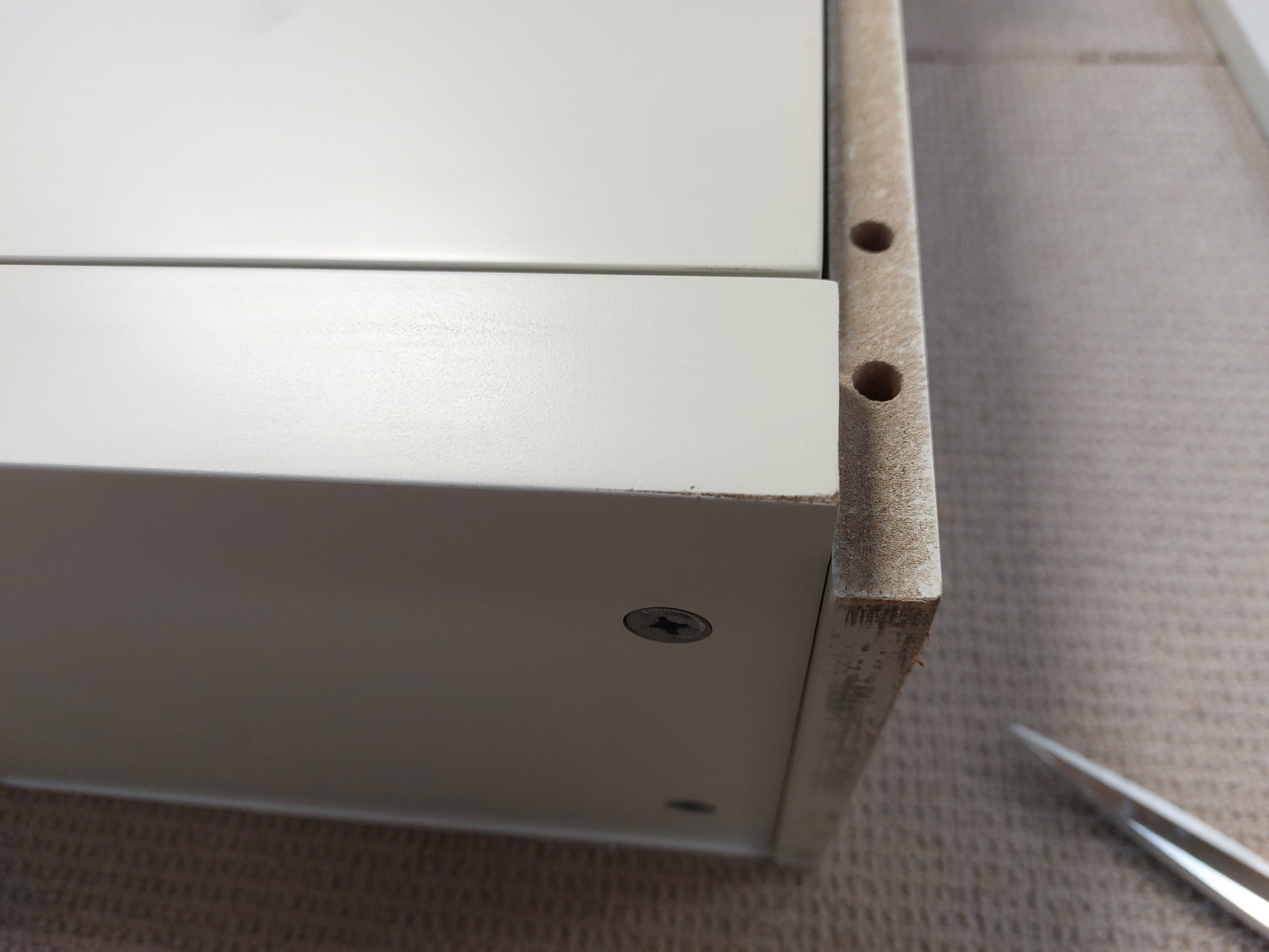 John Lewis Wilton Shoe Storage Cabinet, Linen