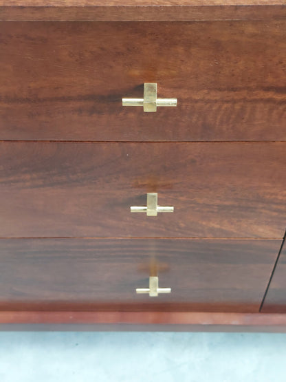 Swoon Verne 8 Drawer Chest, Dark Brown