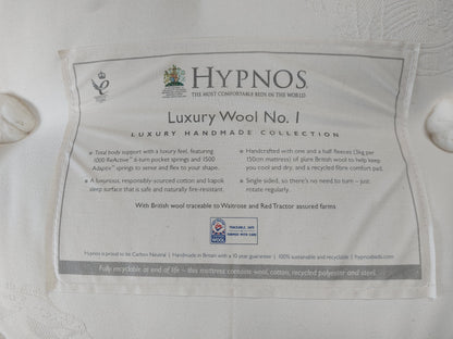 List - Hypnos Luxury Wool No.1 Pocket Spring Mattress