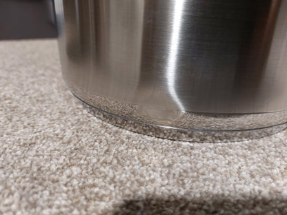 John Lewis Classic Glass Lid Stainless Steel Saucepan Set, 3 Pieces