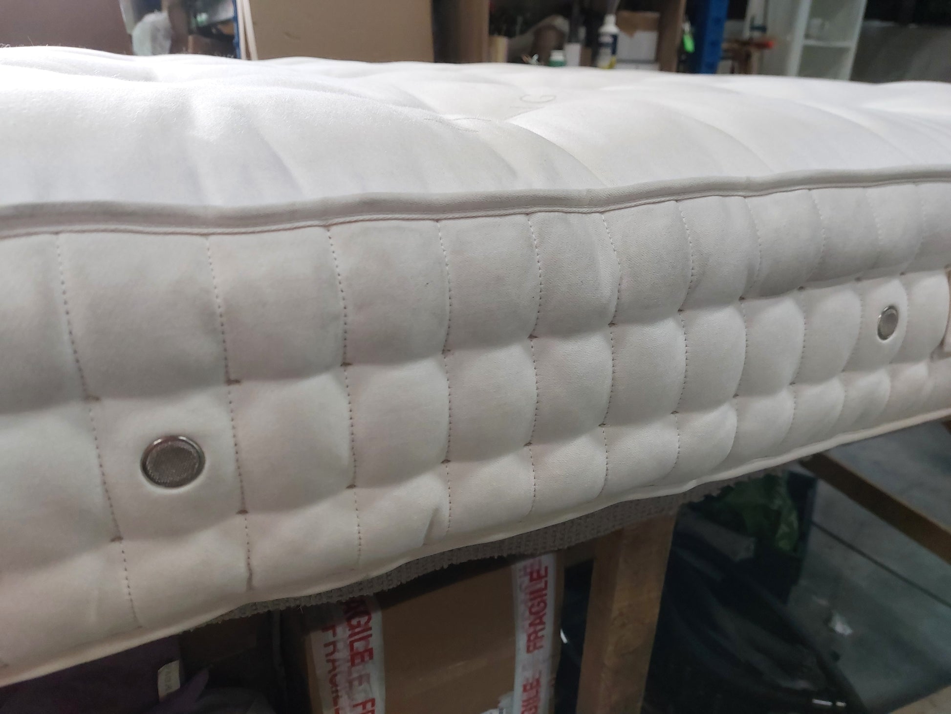 Vispring Plymouth Supreme 1200 Pocket Spring Mattress Medium & Soft Tension King Size