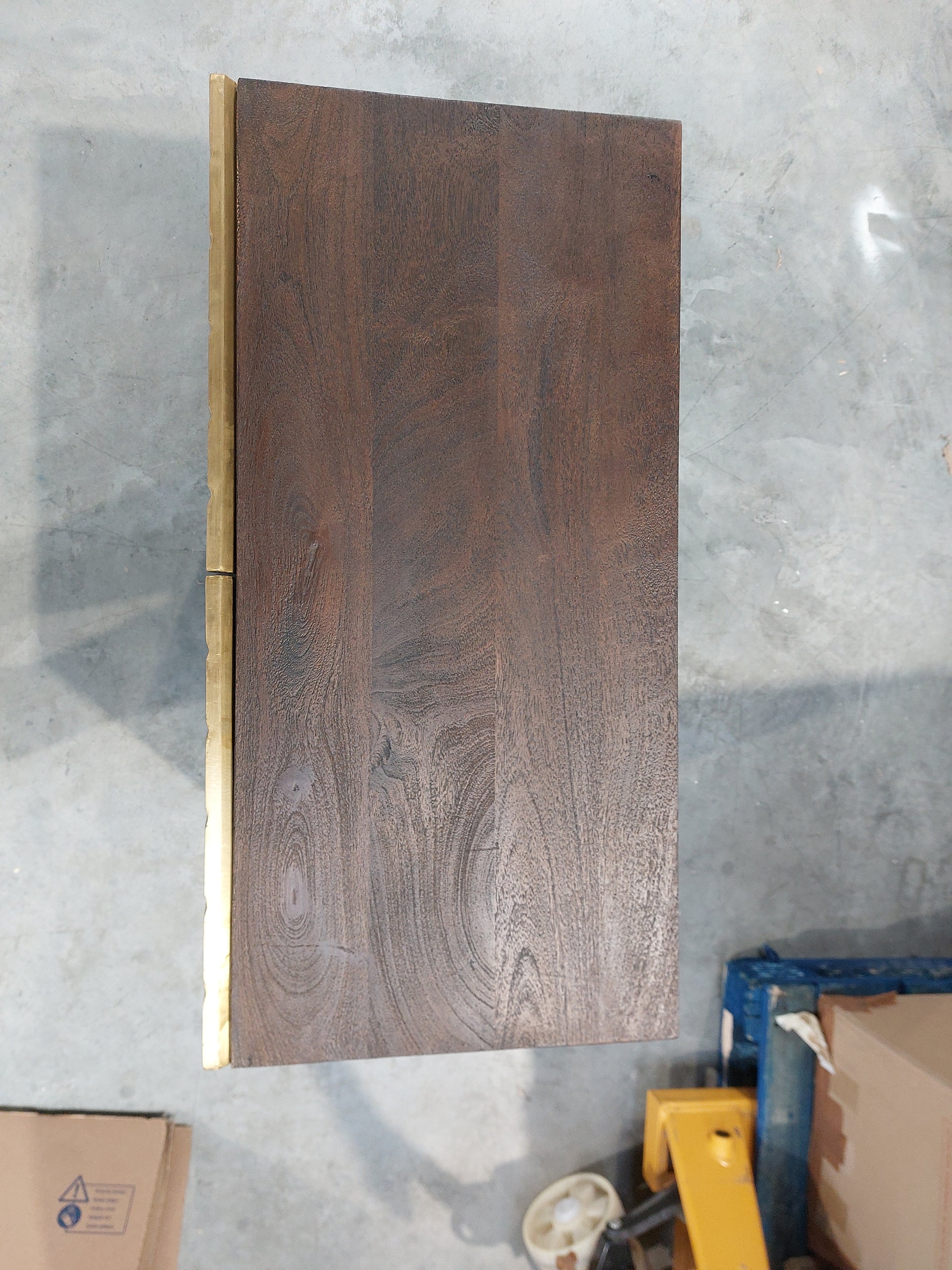 Swoon Ziggy Cabinet Brass Display Cabinet