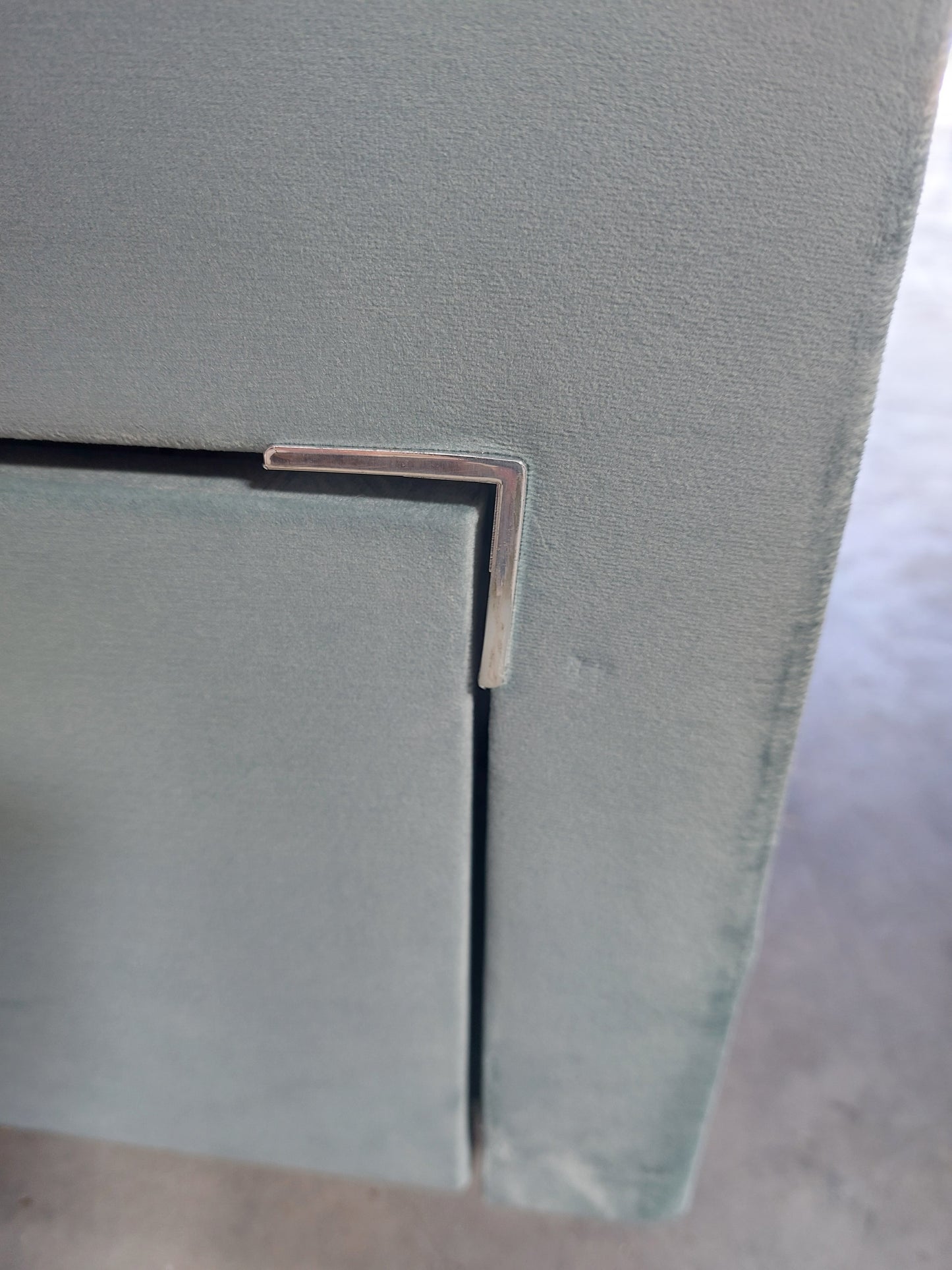 John Lewis Pocket Sprung 2 Drawer Divan Base, Double, Deep Velvet Eau De Nil