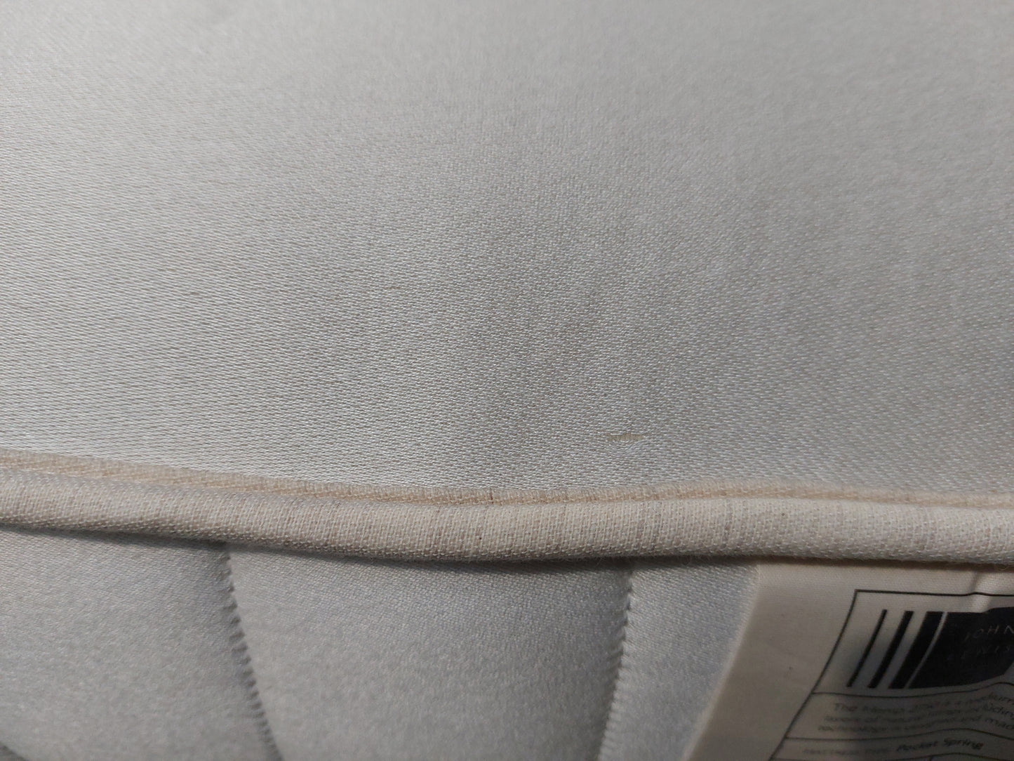 John Lewis British Natural Collection Hemp 2750 Zip Link Regular Tension Super King Size