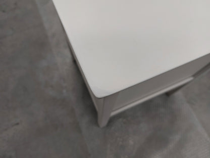 John Lewis Wilton 2 Drawer Bedside Cabinet White