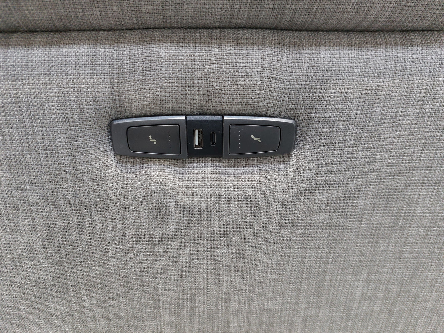 John Lewis Slant Power Recliner Armchair Grey Textured