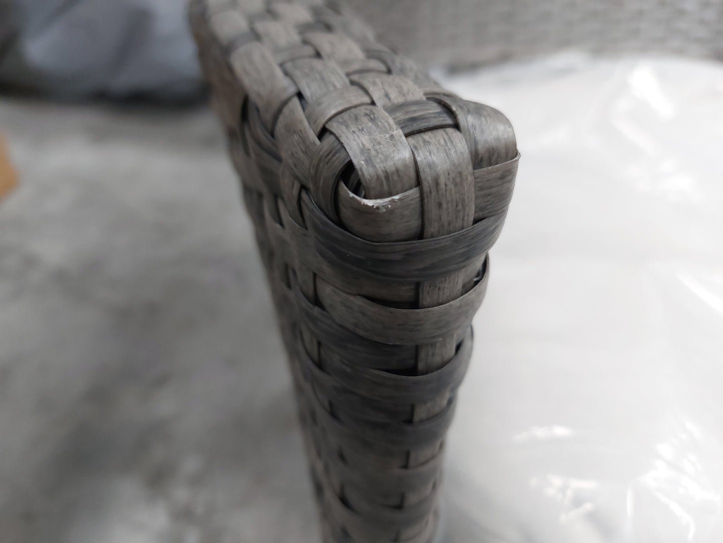 John Lewis Alora Garden Dining Chairs, Set of 2, Brown/Grey